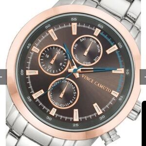 💥HP💥Vince Camuto Silver Steel Men's Watch